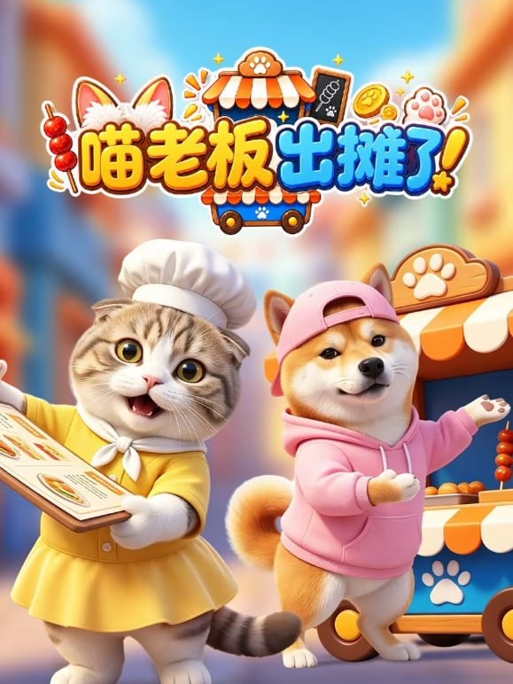 喵老板出摊了